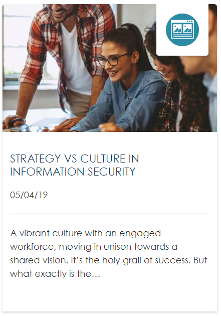 Strategy vs Culture in Information Security